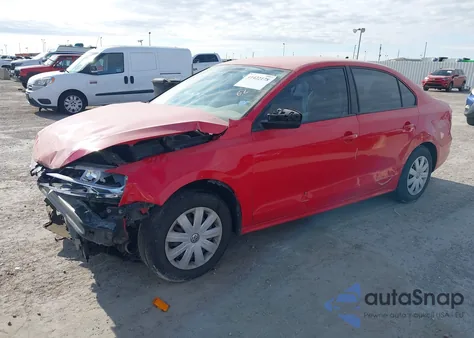 2015 Volkswagen Jetta 2.0L S z USA, uszkodzony, nr VIN 3VW2K7AJ1FM291517